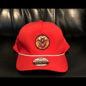 Texas Tech Basketball Red with White Rope Adjustable Hat